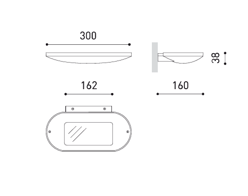 Product specifications for Textured Black / Aurae 1 / 2700K