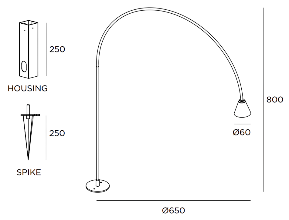 Product specifications for Inox / Housing / 2200K