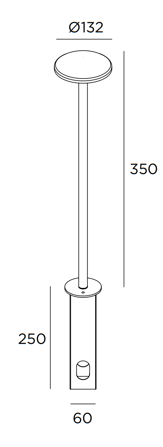 Product specifications for 35 cm w/ Convexe Shape / 2200K / 24V