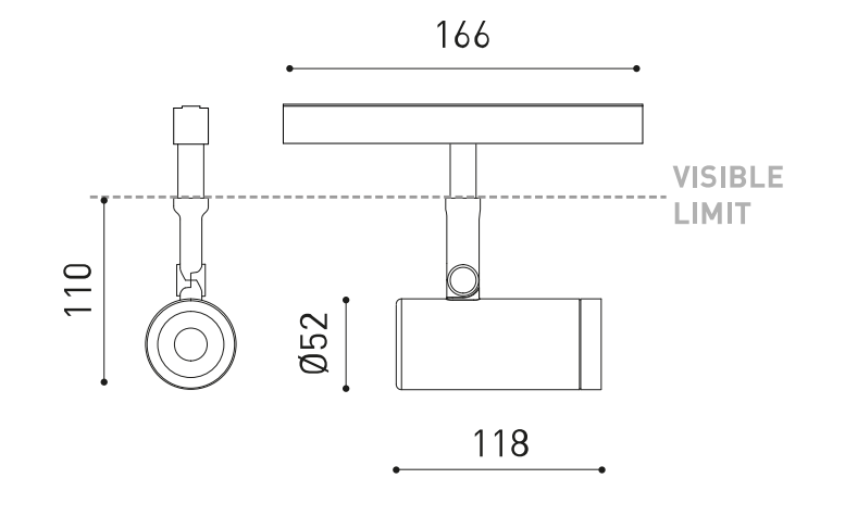 Product specifications for Textured Black / 13° Super Spot / 2700K w/ No Dim