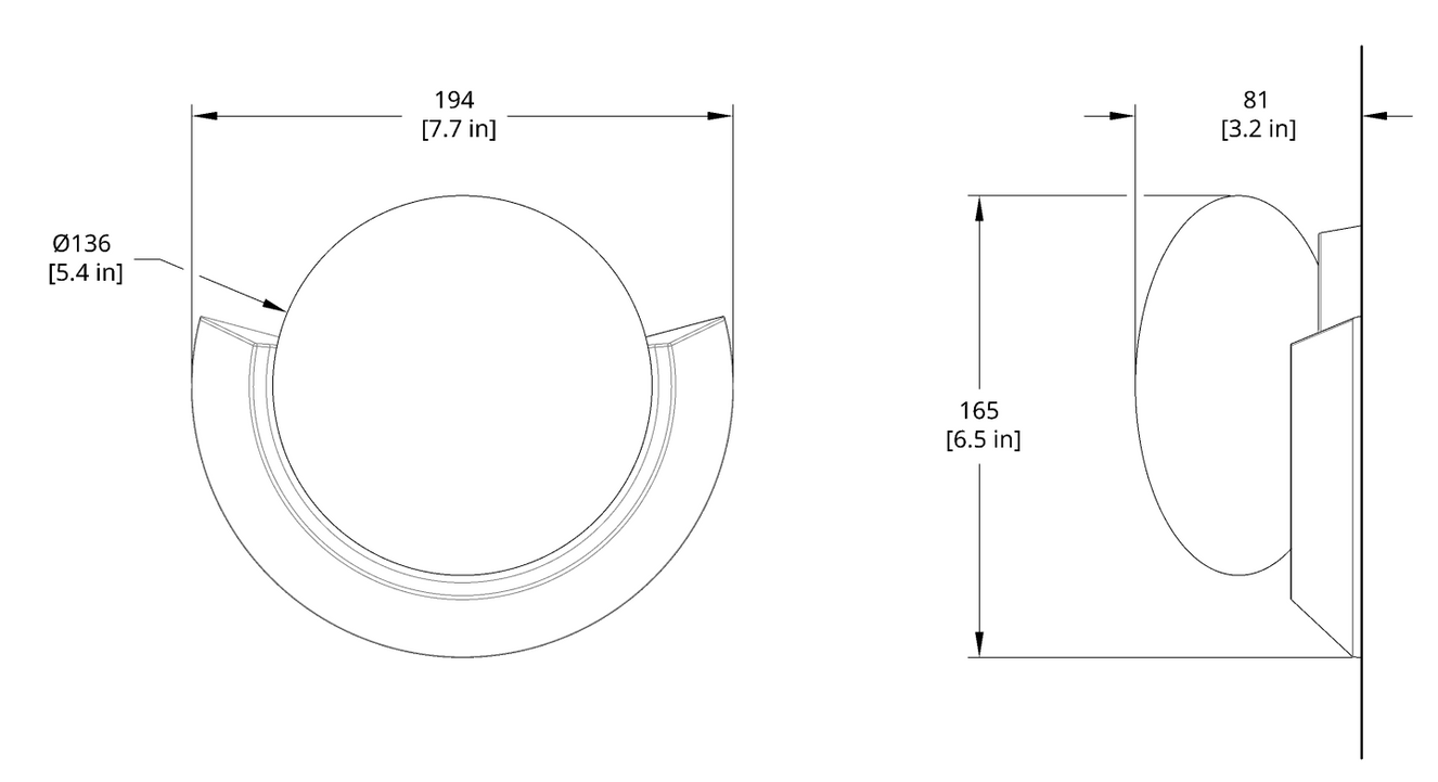 Product specifications for Natural Aluminum / 2700K / Phase