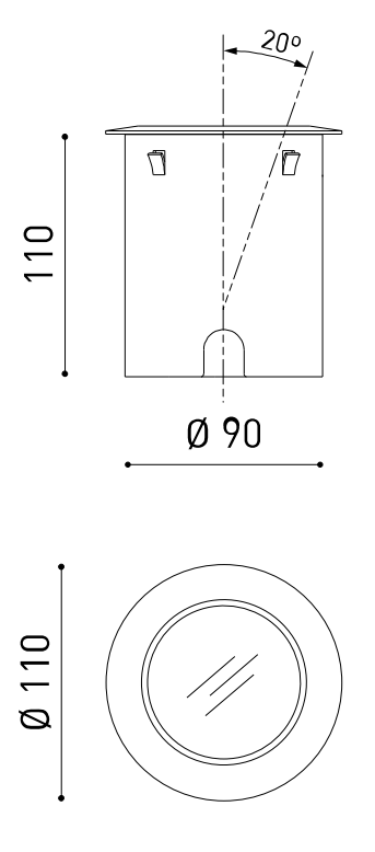 Product specifications for Black / M Asymm (No Dim) / 2700K