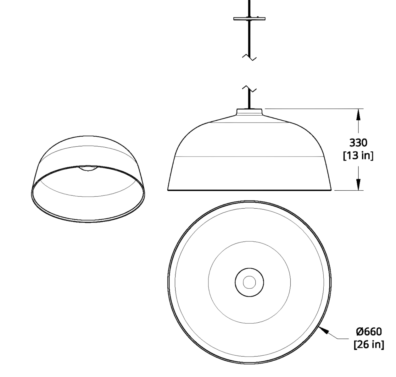 Product specifications for Outer Satin Black w/ Inner Salem Gold / 2200K / 1 - 10V w/ Flat Canopy