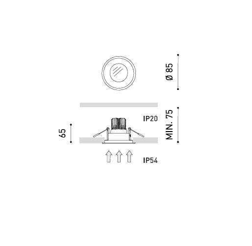 Product specifications for Textured Black / 5 W / No Dim w/ 2700K