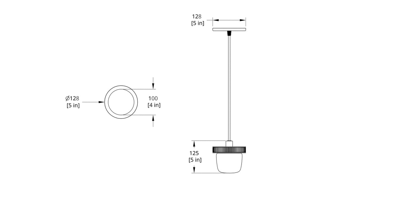 Product specifications for Cream White / No Shade / Small Globe Diffuser | 2700K