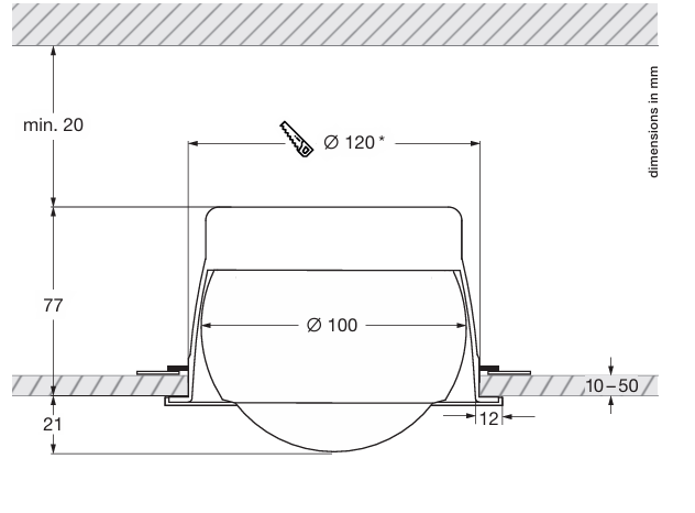 Product specifications for Shiny Chrome w/ White Tube / 80° Soft w/ 2700K / Cover Round