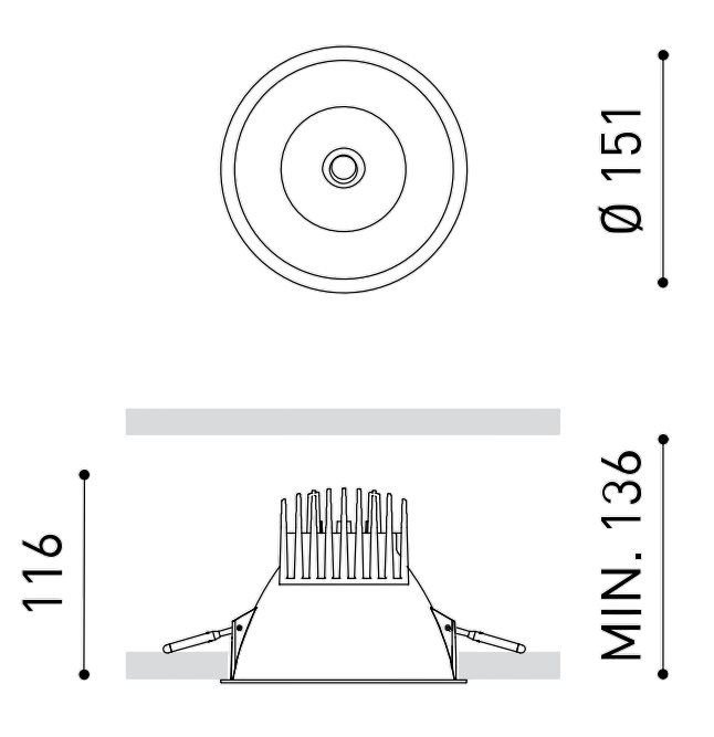 Product specifications for Gold / Lex 1 / No Dim w/ 2700K