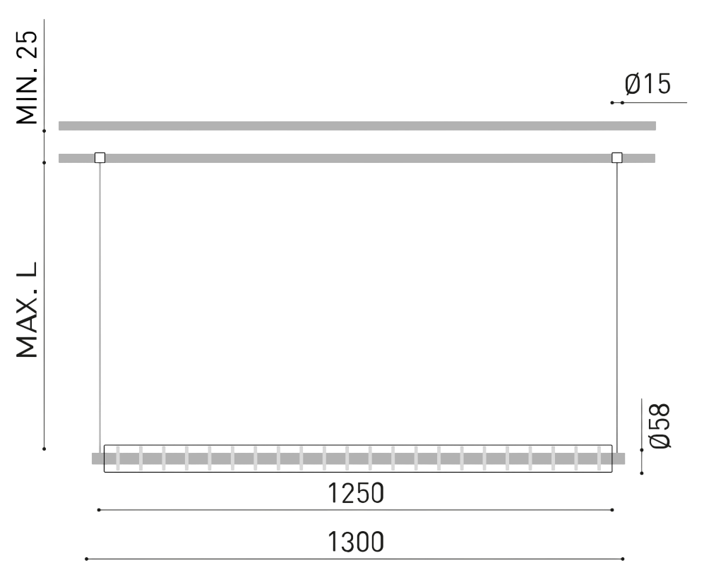 Product specifications for Brushed Gold / 2M / No Dim w/ 2700K