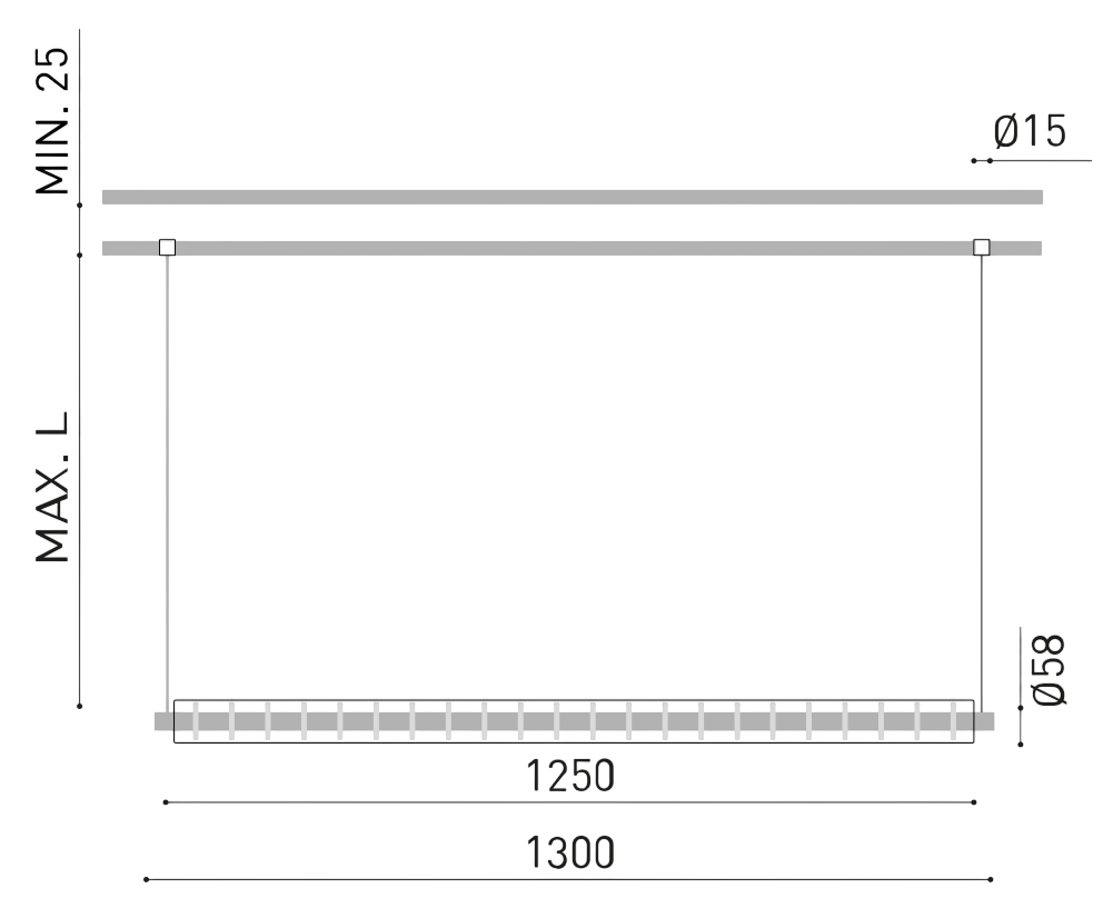Product specifications for Brushed Gold / 2M / No Dim w/ 2700K