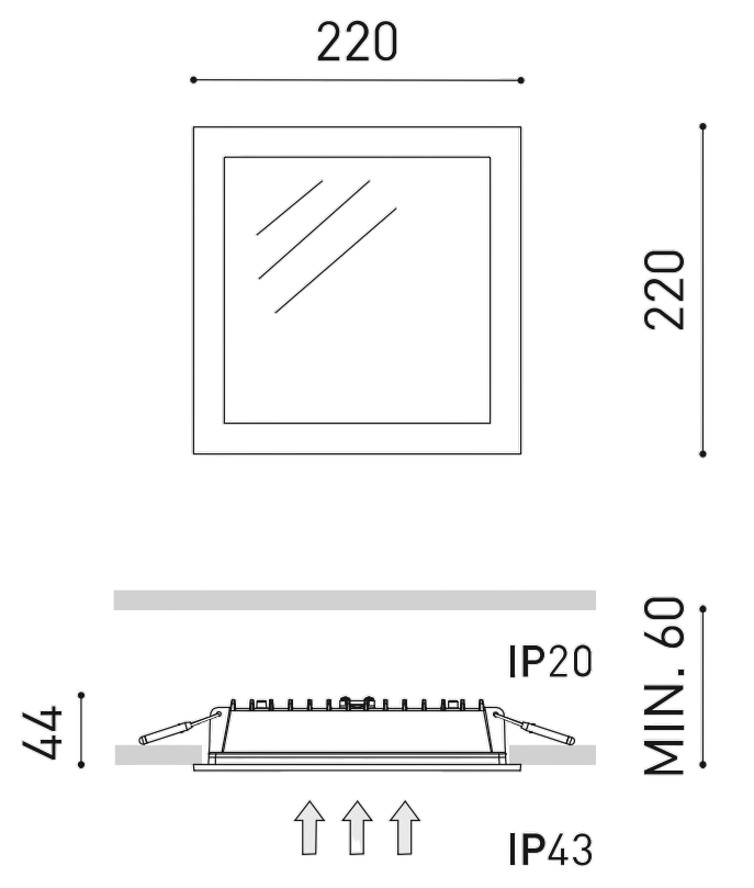 Product specifications for 1 (10,5 W) / No Dim / 3000K