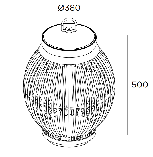 Product specifications for Natural Black / 50 cm / 2200K