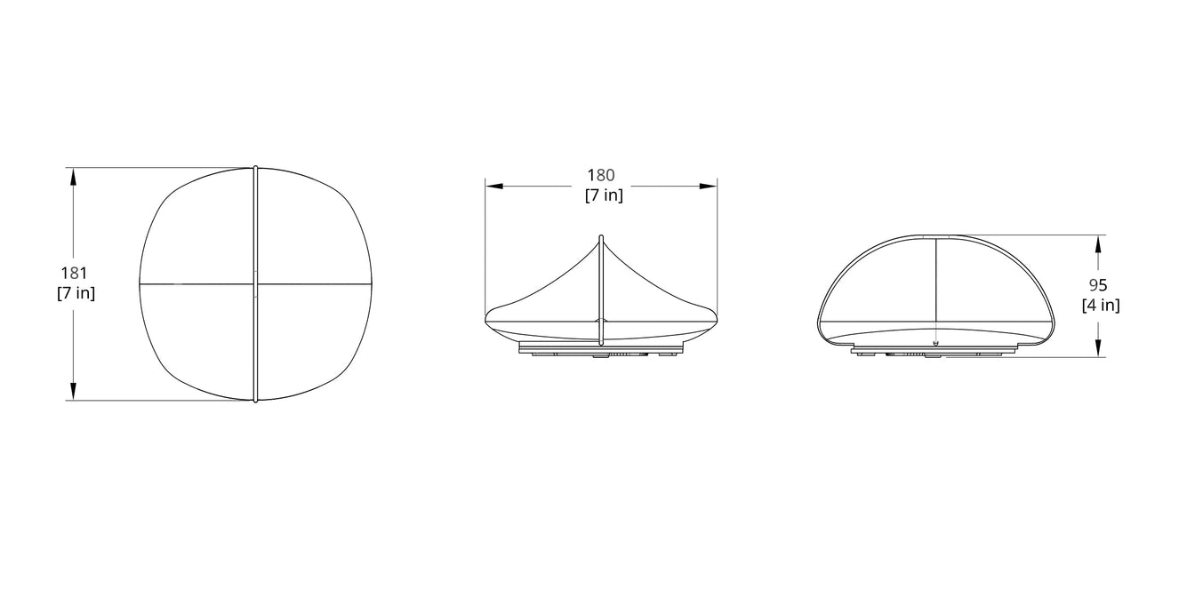 Product specifications for Shell / 2700K / DALI