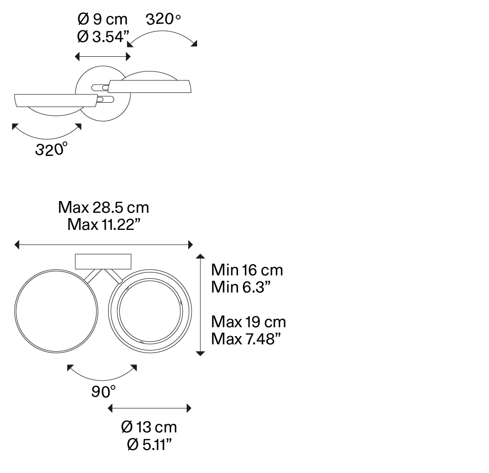 Product specifications for Nautilus / Matte White / 2700K