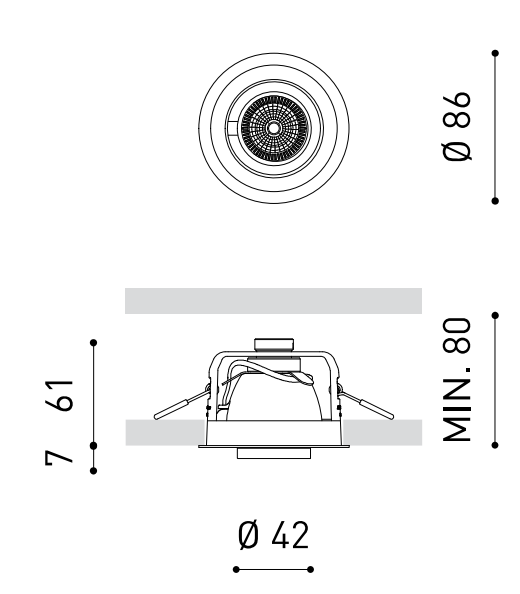 Product specifications for Textured Black / 20° / No Dim w/ 2700K
