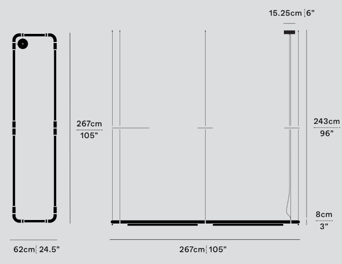 Product specifications for Black / Black / Phase w/ 2700K