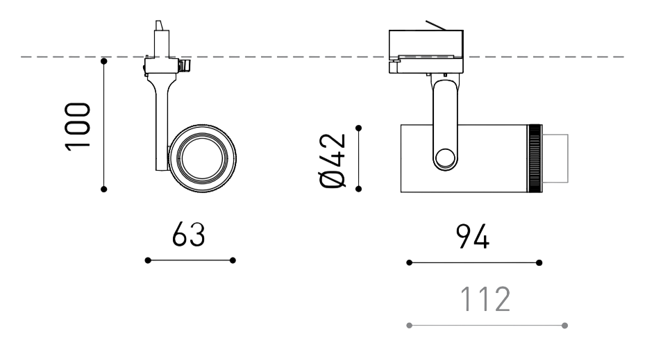Product specifications for Textured Black / 2700K