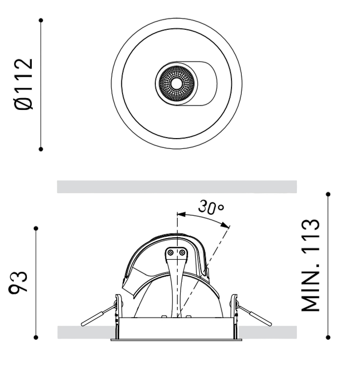 Product specifications for Textured Black / 5 W w/ 37° / No Dim w/ 2700K