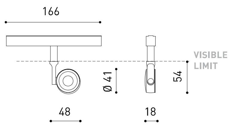 Product specifications for Textured Black / 17° / 2700K