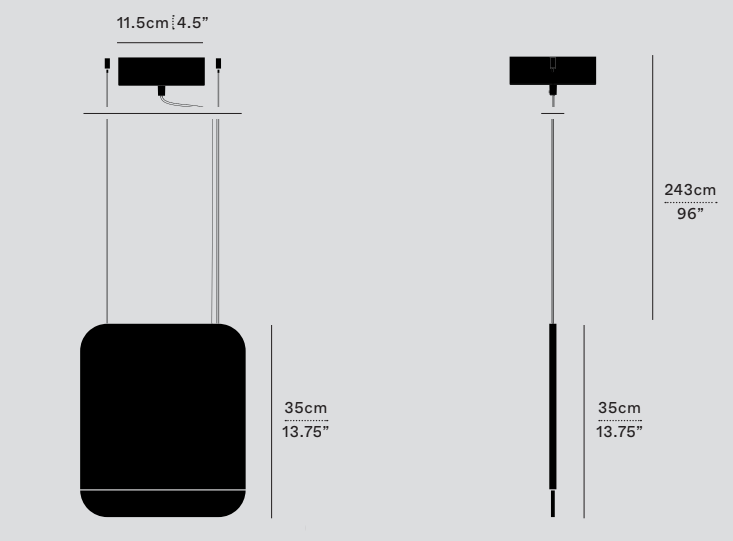 Product specifications for Wool White / 30 / Phase w/ 2700K