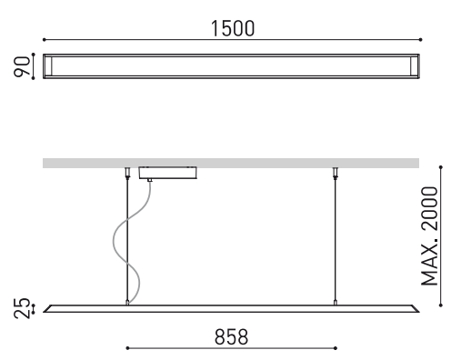 Product specifications for Textured Black / No Dim / 3000K