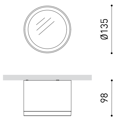 Product specifications for 2 / Textured Black / 2700K