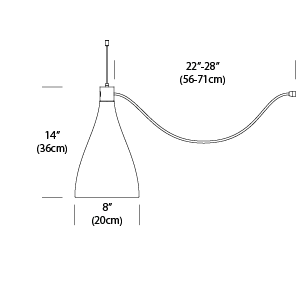 Product specifications for White / Single / Narrow
