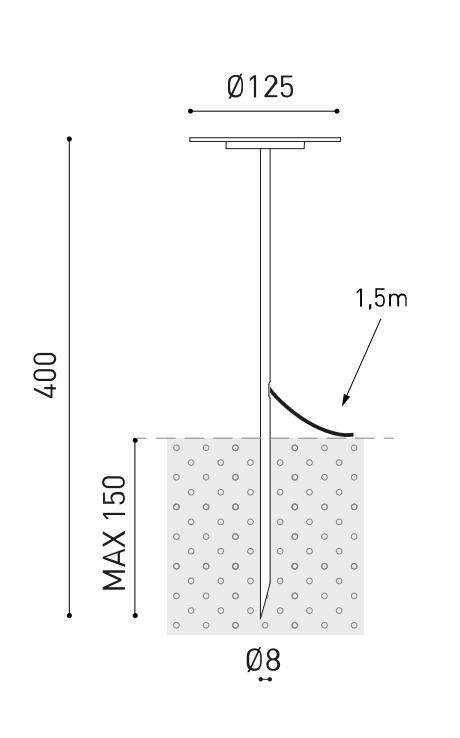 Product specifications for 40 / Textured Gray / 2700K