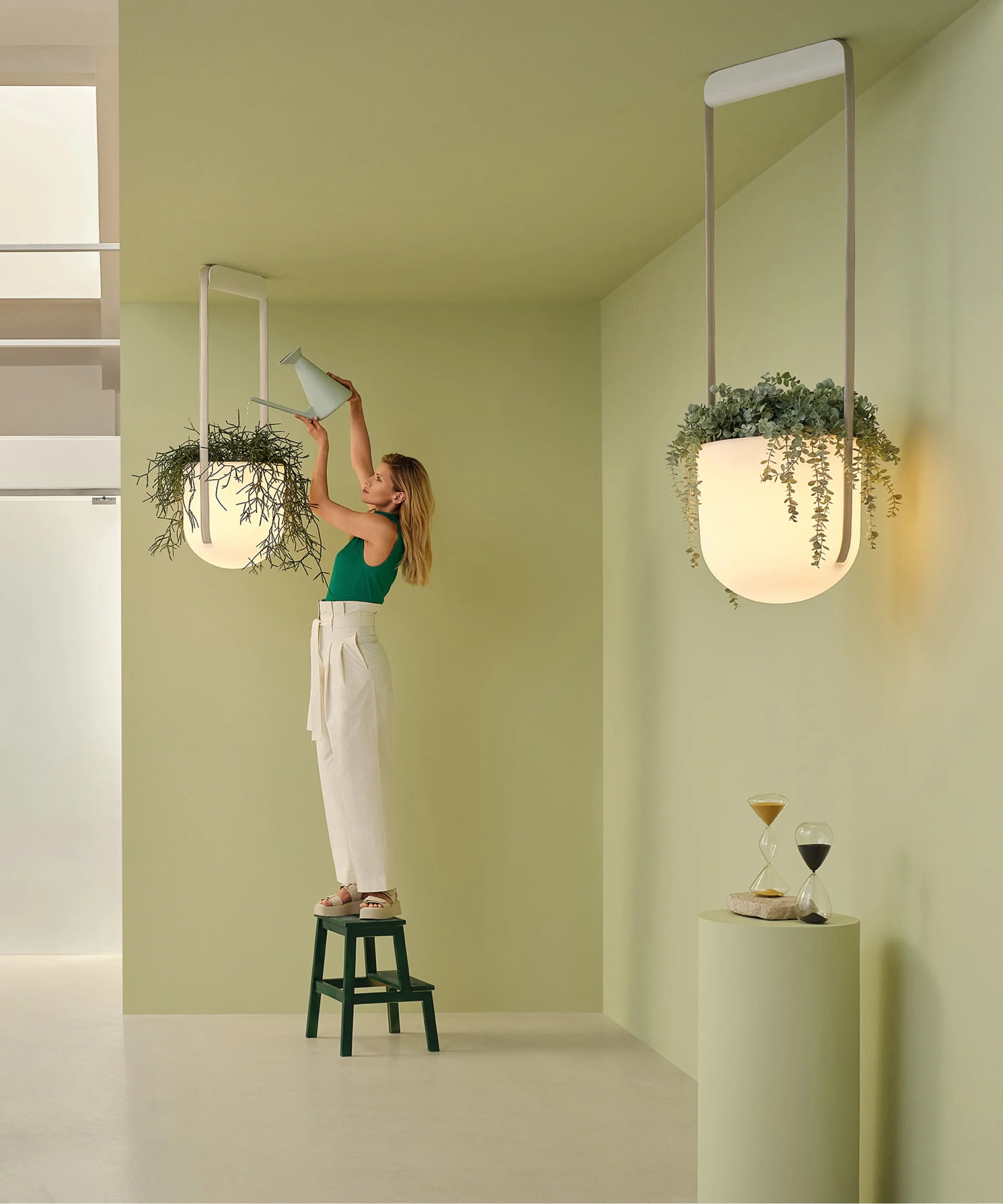 Flexxica Jungle pendant light fabric band detail