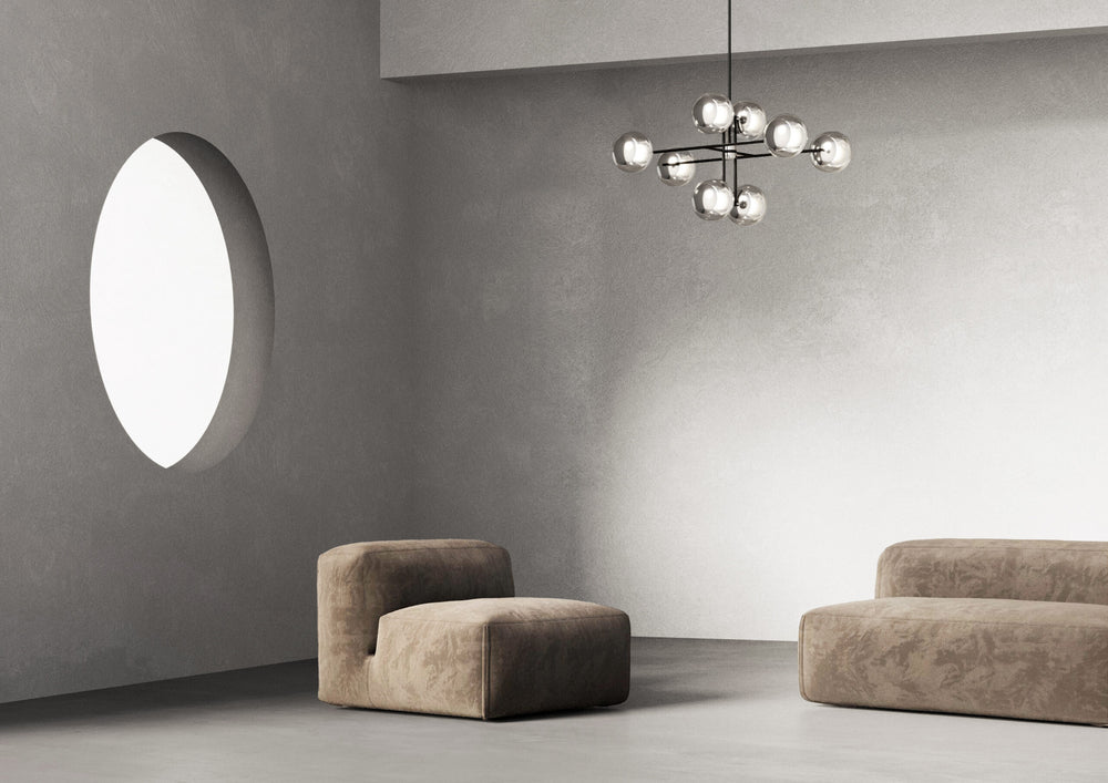 Celine Eight-light chandelier S