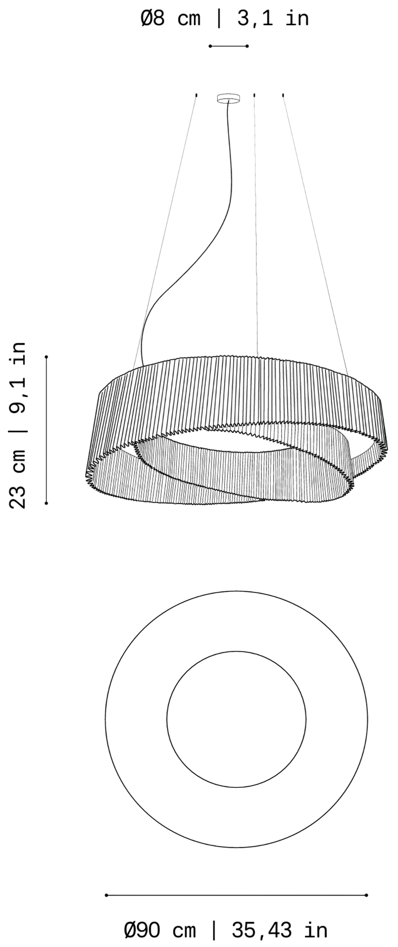Product specifications for White / Pendant