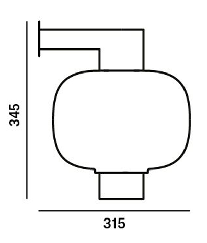Product specifications for Opaline w/  Metal Black Matte / TRIAC - Standar Option
