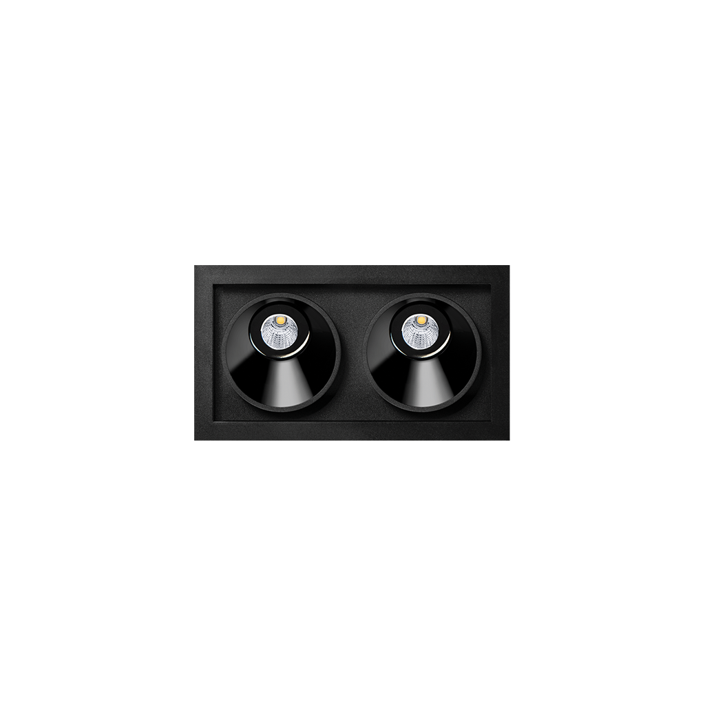 Black Foster Asymmetric - Recessed 2