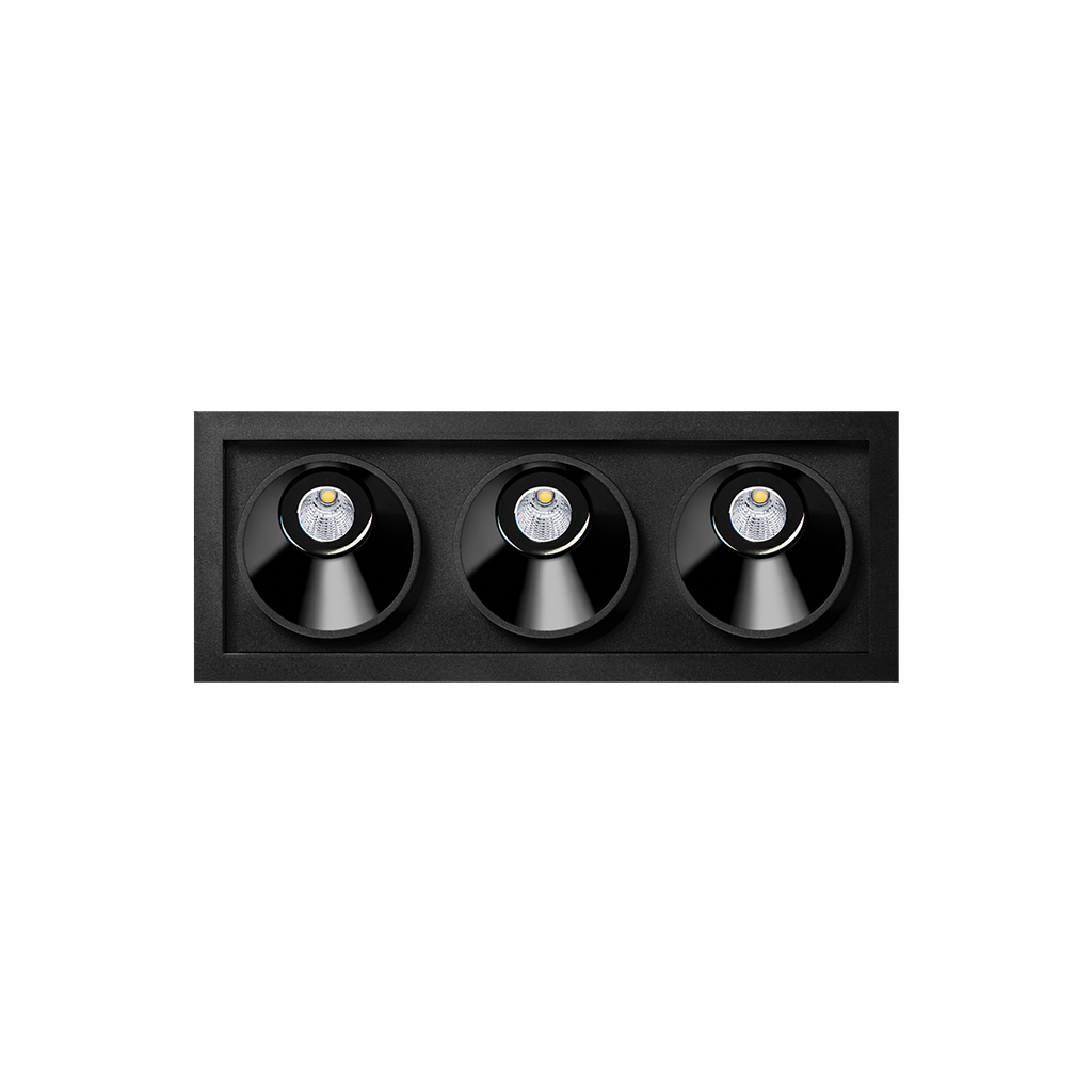 Black Foster Asymmetric - Recessed 3