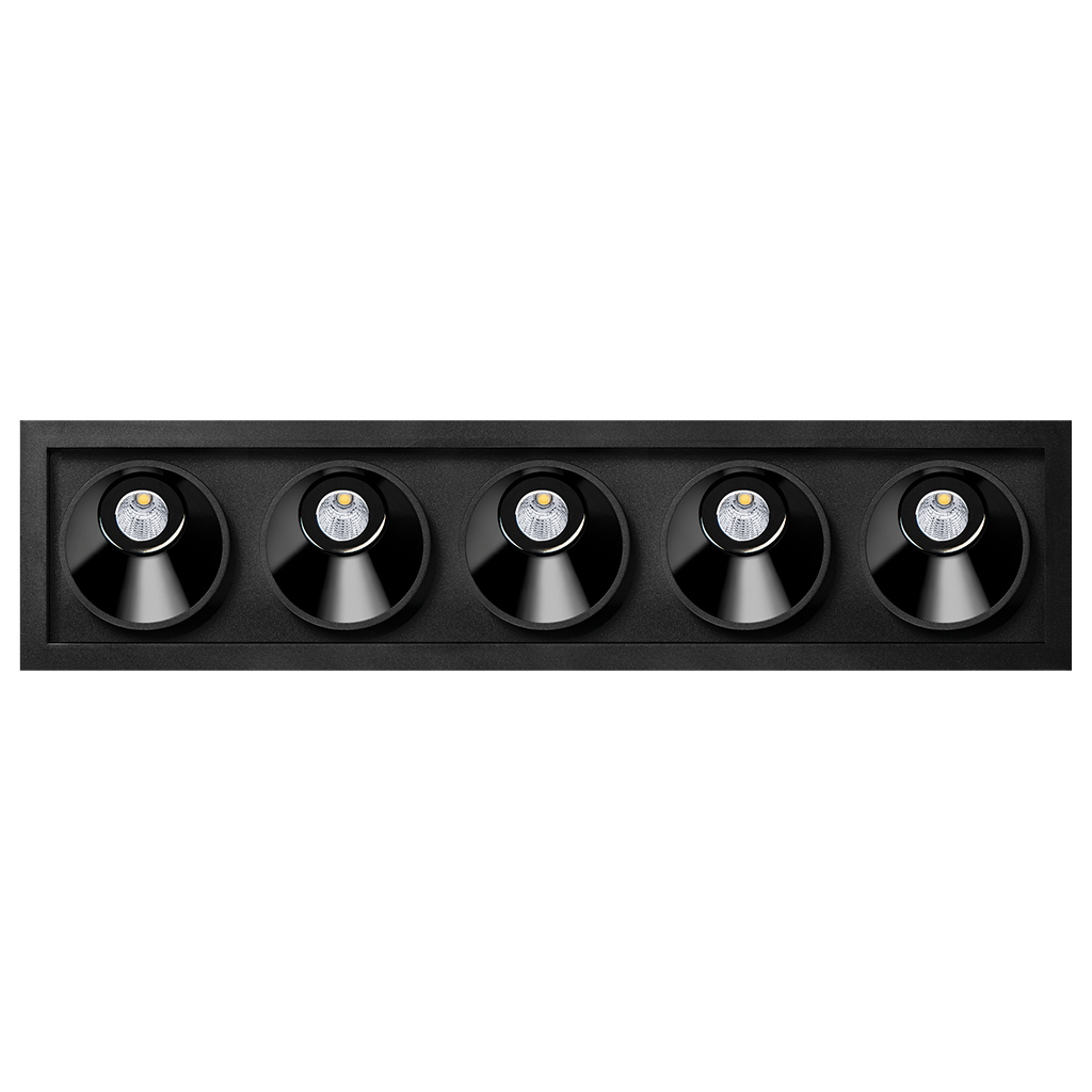 Black Foster Asymmetric - Recessed 5