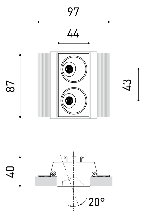 Product specifications for Black / No Dim / 2700K