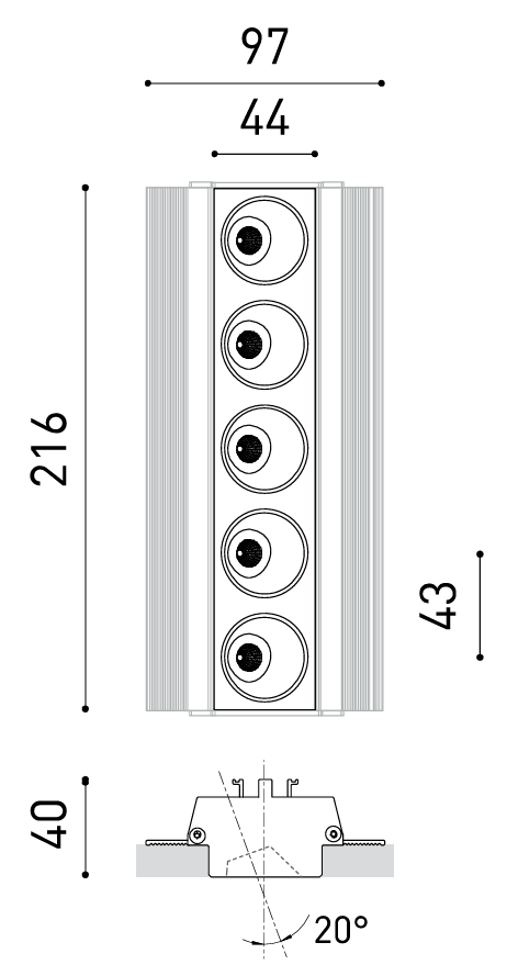 Product specifications for Black / No Dim / 2700K