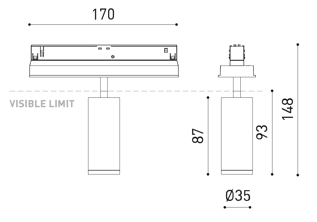 Product specifications for Gold / Spot / No Dim w/ 2700K