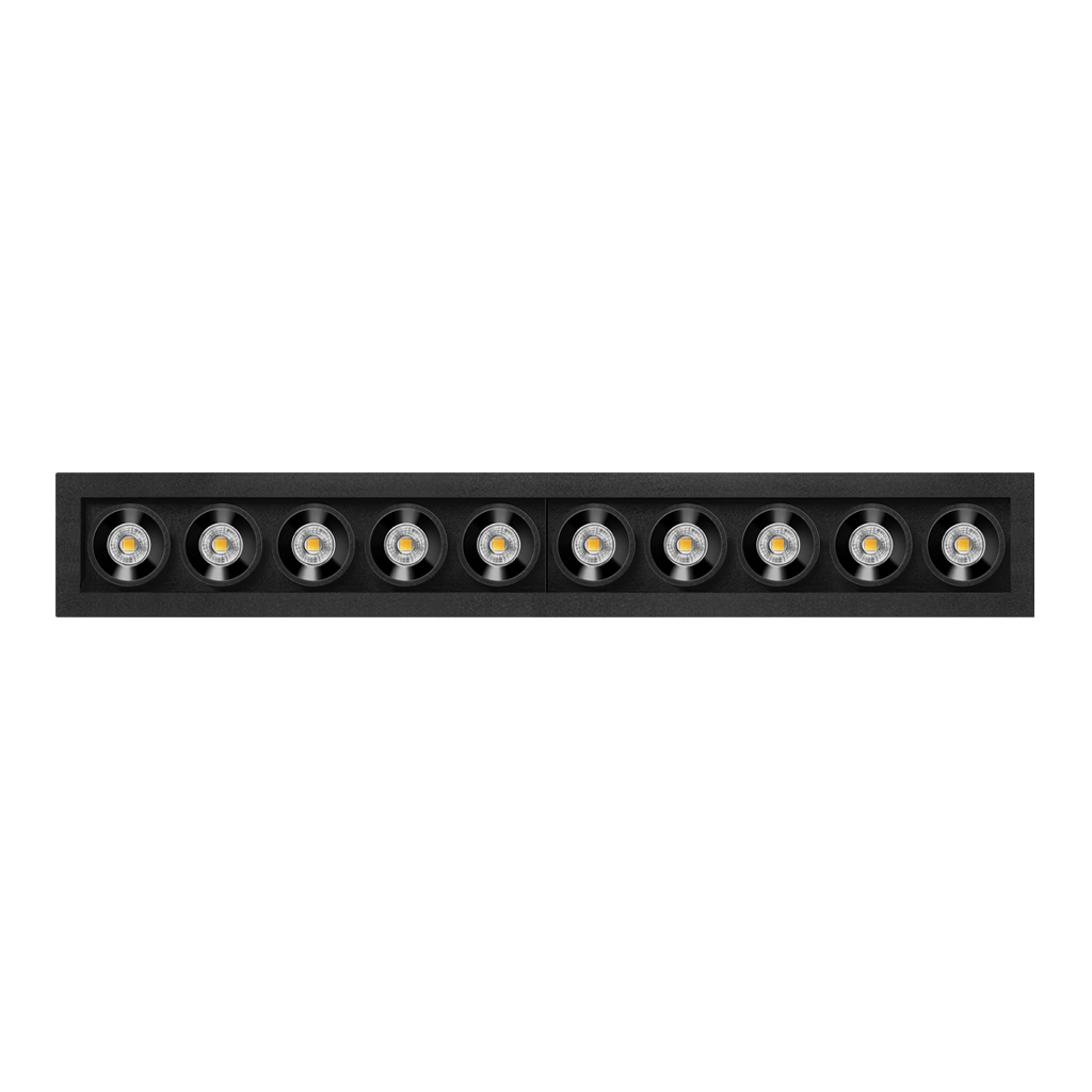 Black Foster Micro - 10 Lights