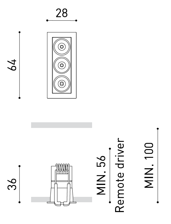 Product specifications for Black / No Dim / 2700K