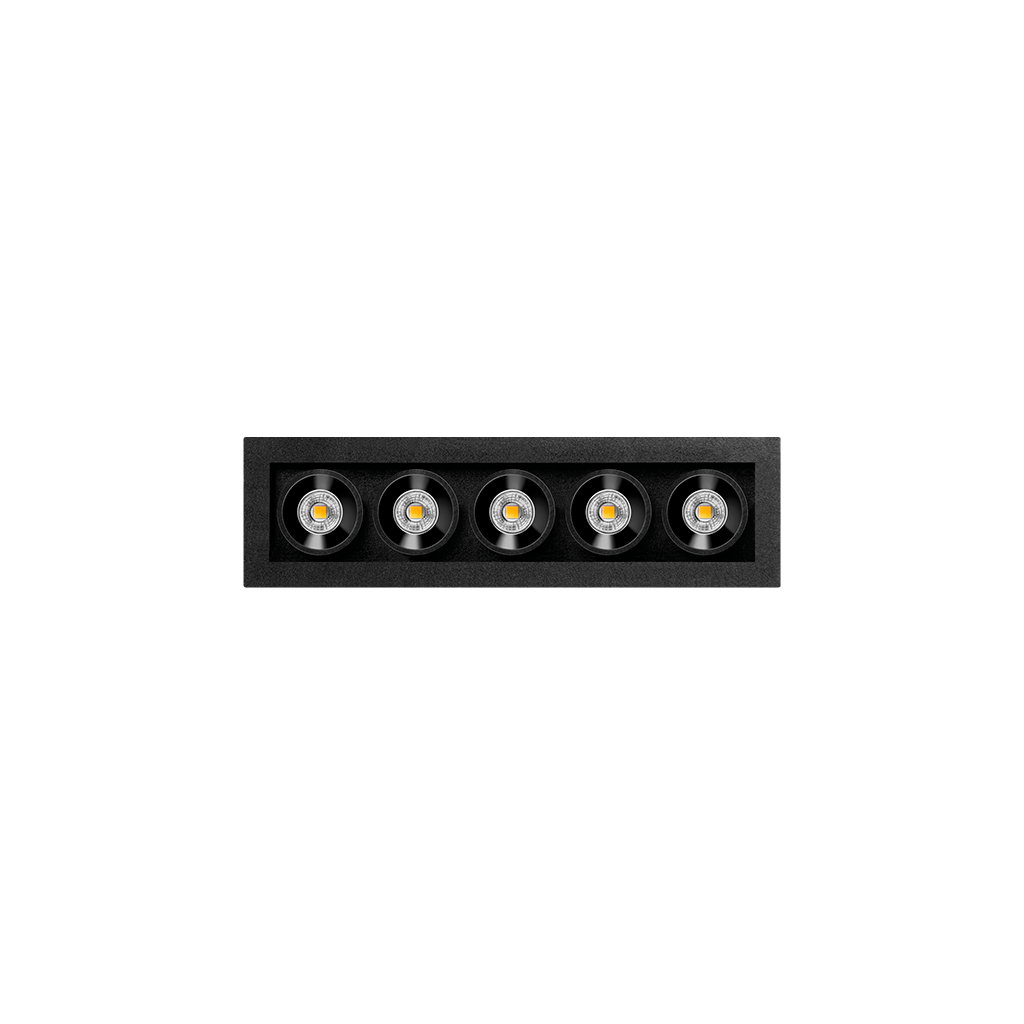 Black Foster Micro - 5 Lights