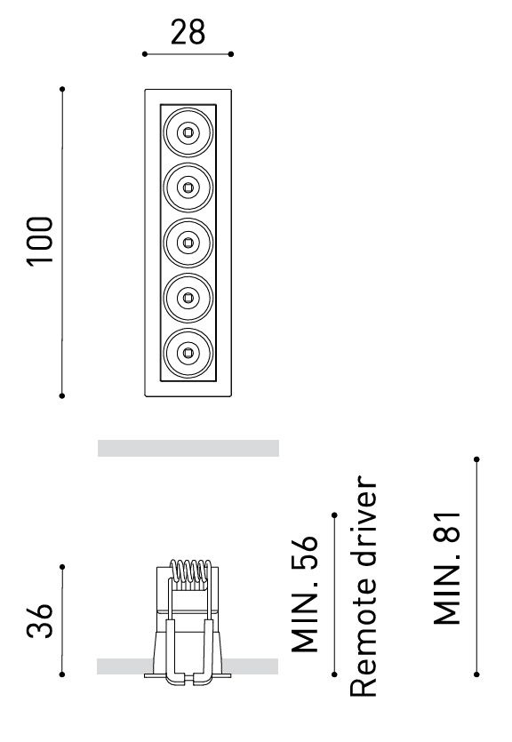 Product specifications for Black / No Dim / 2700K