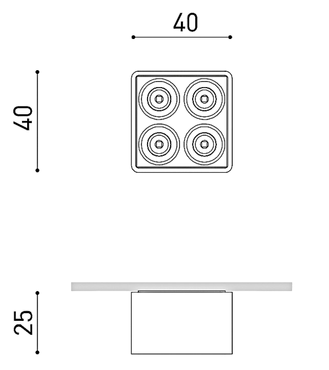 Product specifications for Textured Black / 2700K