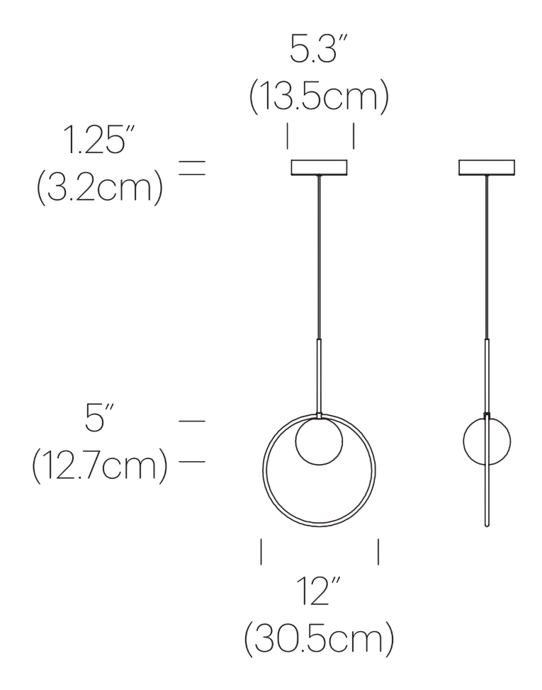 Product specifications for Chrome / 30.5 cm (12")