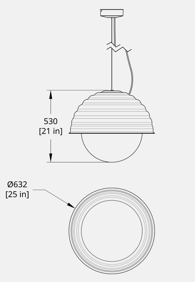 Product specifications for Grey Felt / DALI w/ 2700K / Black Cord and Flat Canopy