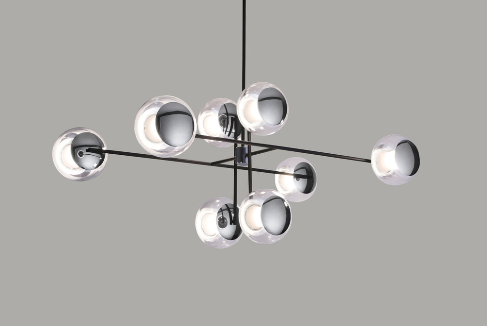 Celine Eight-light chandelier L