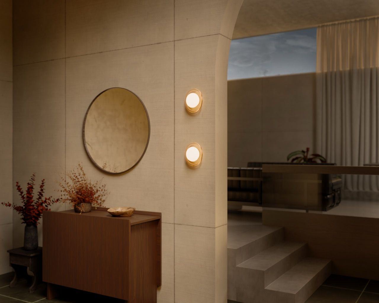 Crepe Sconce