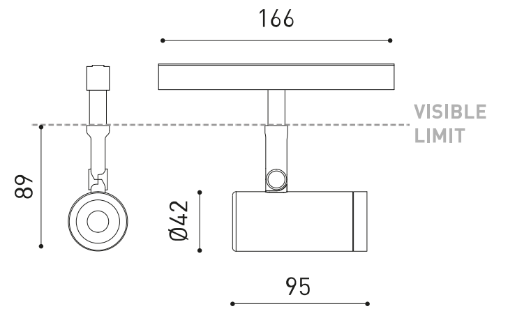 Product specifications for Textured Black / 12° Super Spot / 2700K w/ No Dim