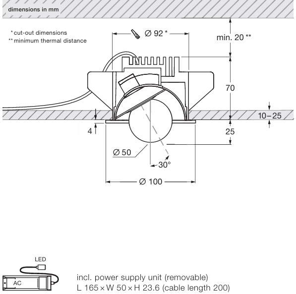 Product specifications for Matt White / Matt White / 4000K