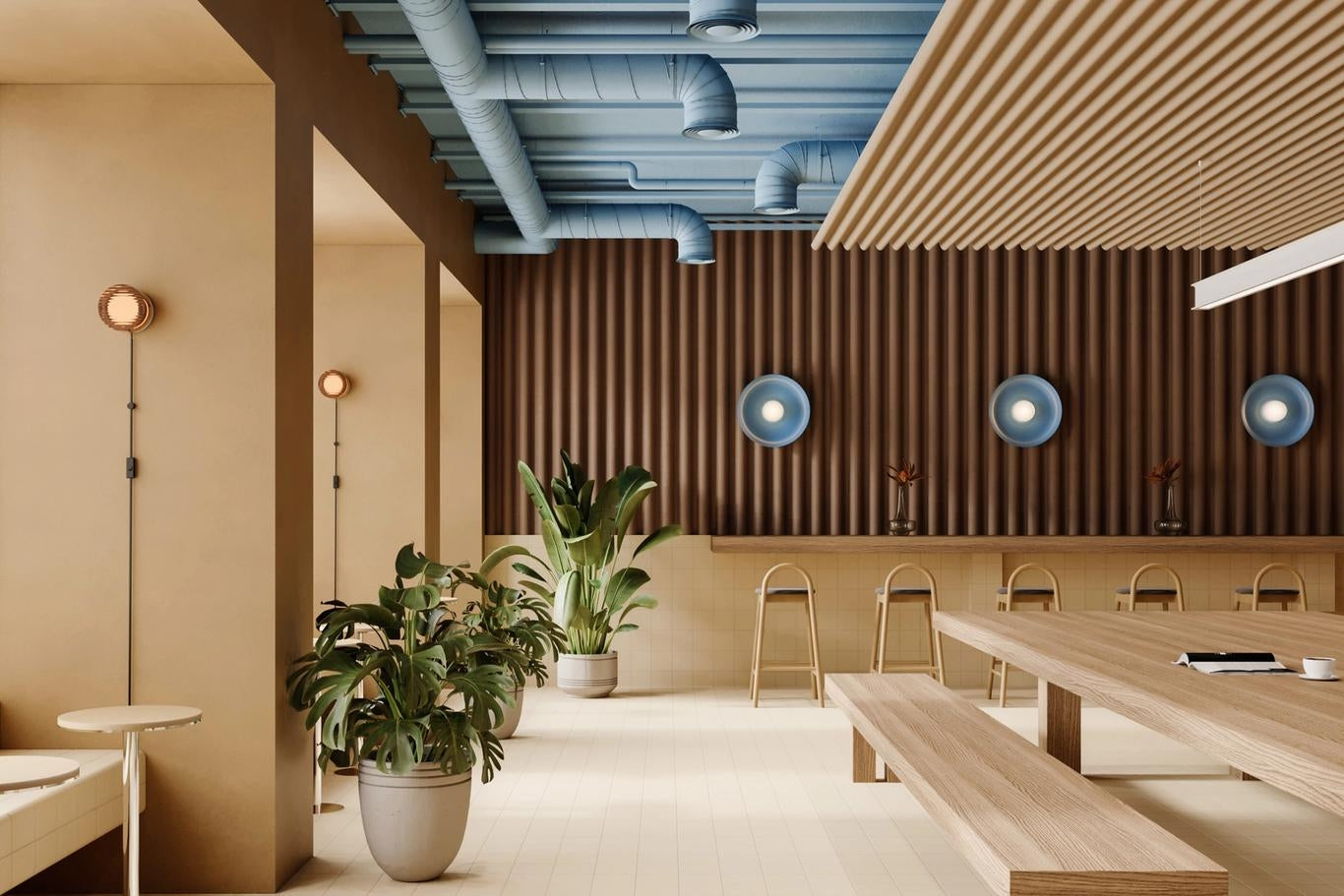 Crisp Sconce - Copper Exterior