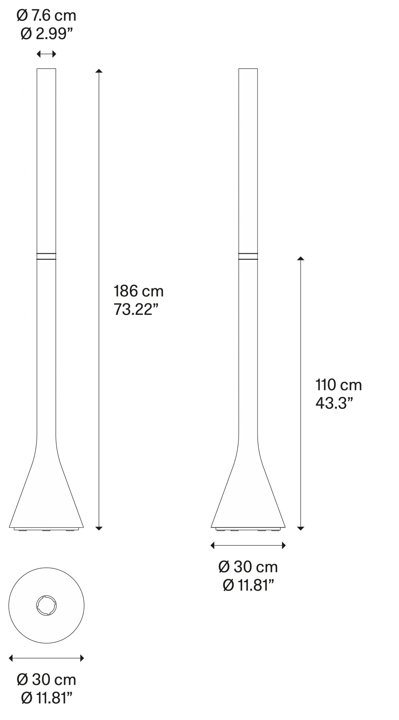 Product specifications for Matte White